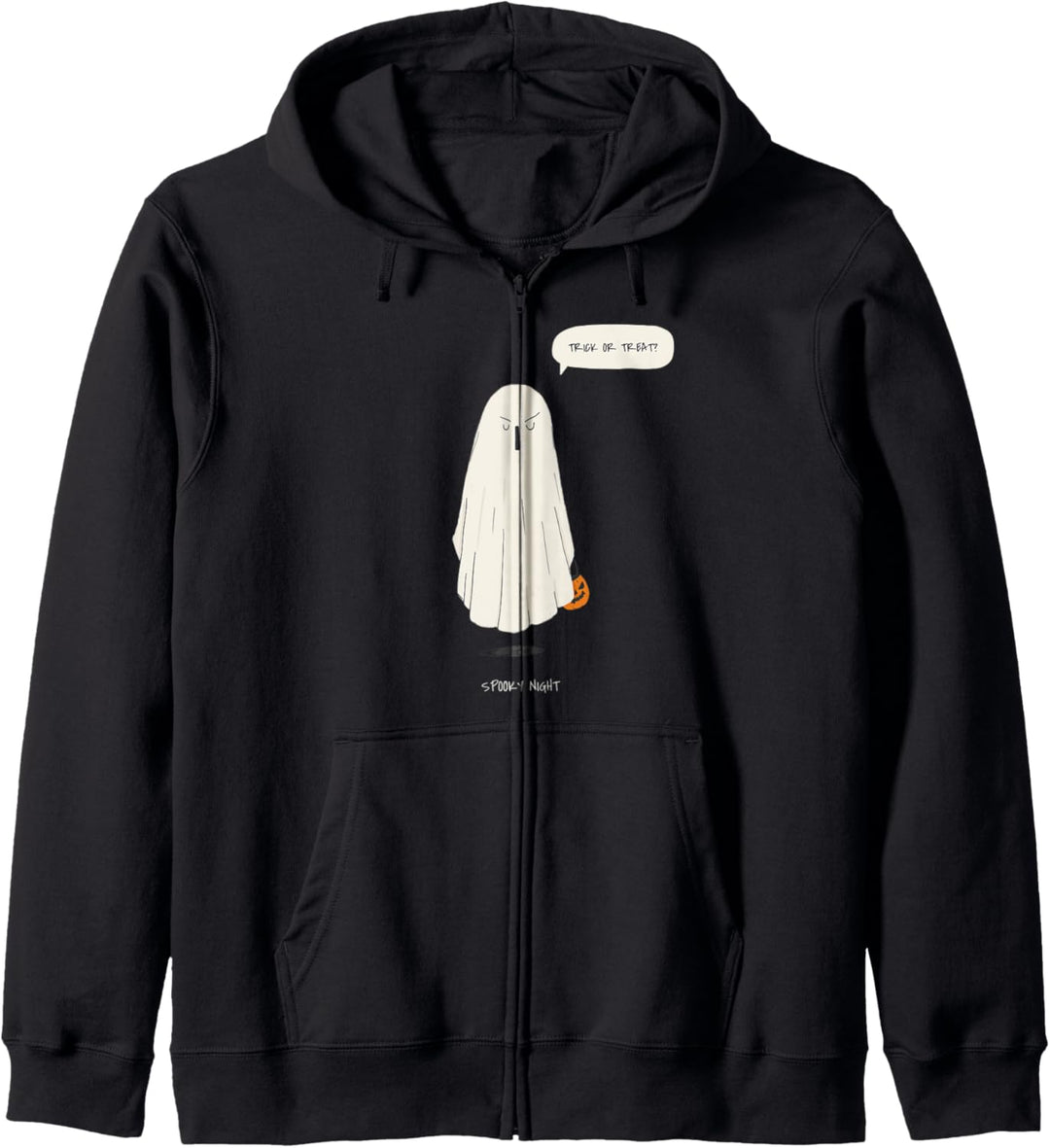 Ghost Trick or Treat Lustiges Kostüm Halloween Kapuzenjacke