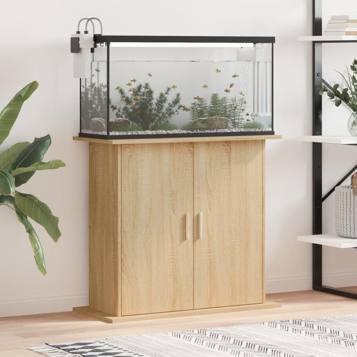 Festnight Aquarium Unterschrank mit Stauraum 81 x 36 x 73 cm, Aquariumständer für Aquarien, Aquarien