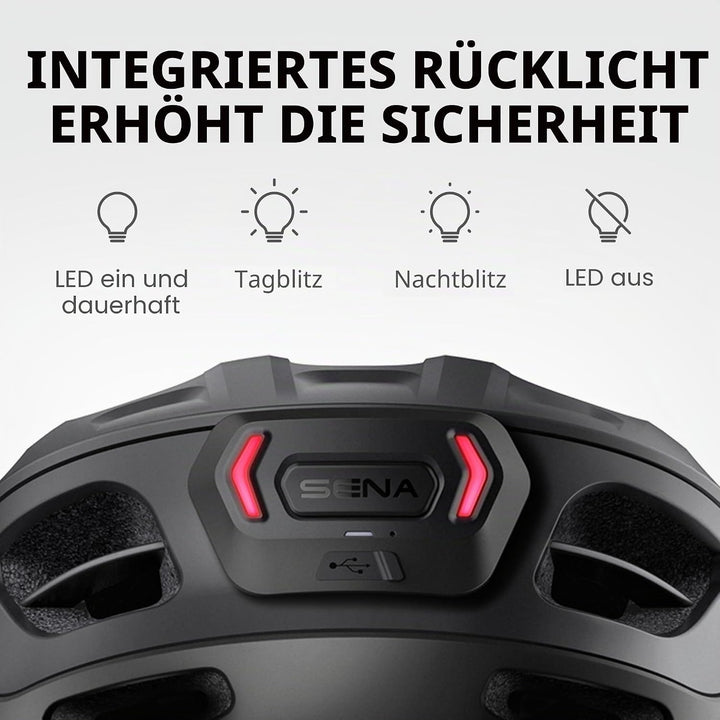 Sena R1 / R1 EVO der Smarte Fahrradhelm L R1 EVO (2022) Matte Black, L R1 EVO (2022) Matte Black
