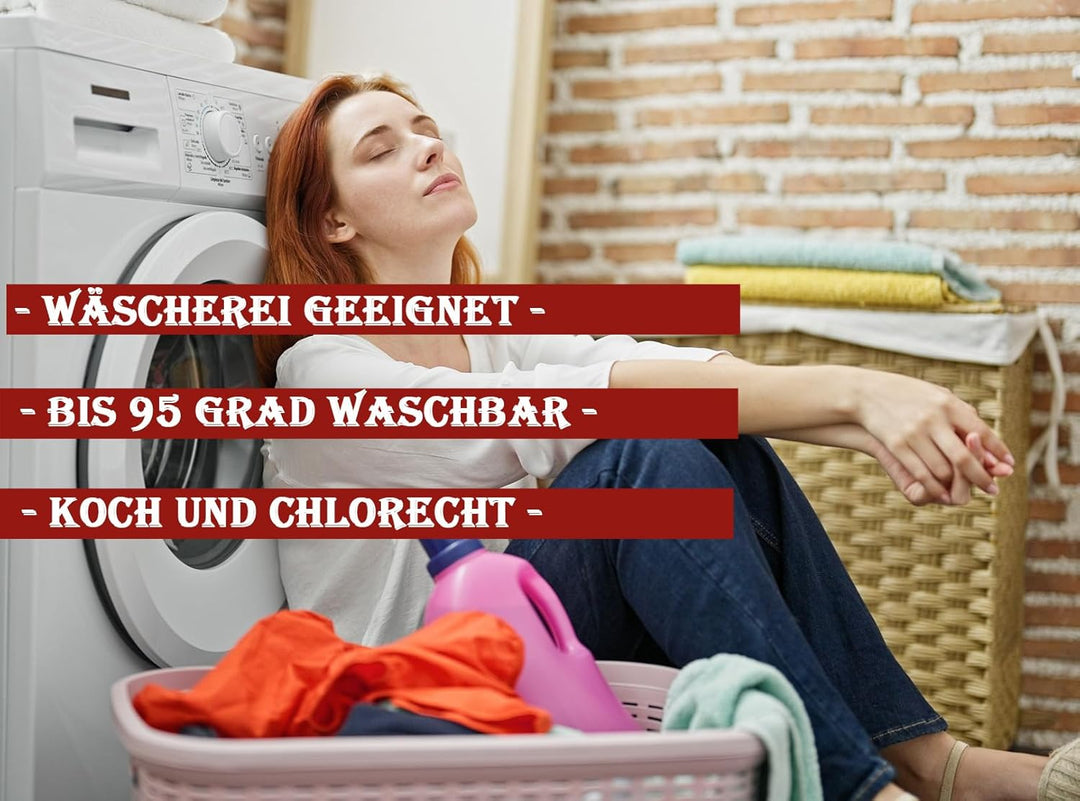 texpot 12 Stück Damast Servietten 50 x 50 cm in weiss Atlaskante bei 95°C waschbar 100% Baumwolle ho