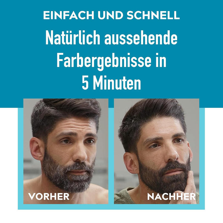 Just For Men Schnurrbart & Bart Färbe, Bart Farbe, Tönung, Bartfarbe, Eliminiert Graue Haare Für Ein