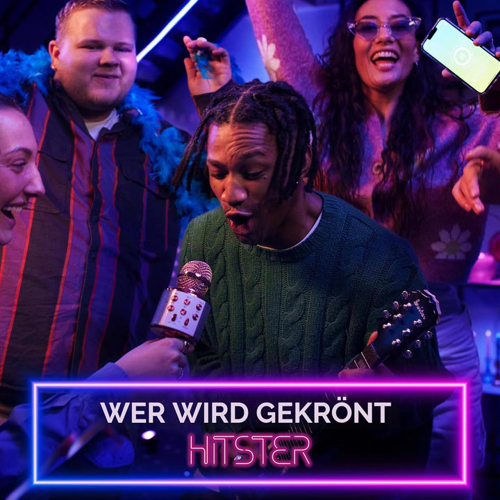 Hitster Erweiterung Urban &amp; Hip-Hop – Gesellschaftsspiel und musikalische Stimmung – Spiel für Erwac