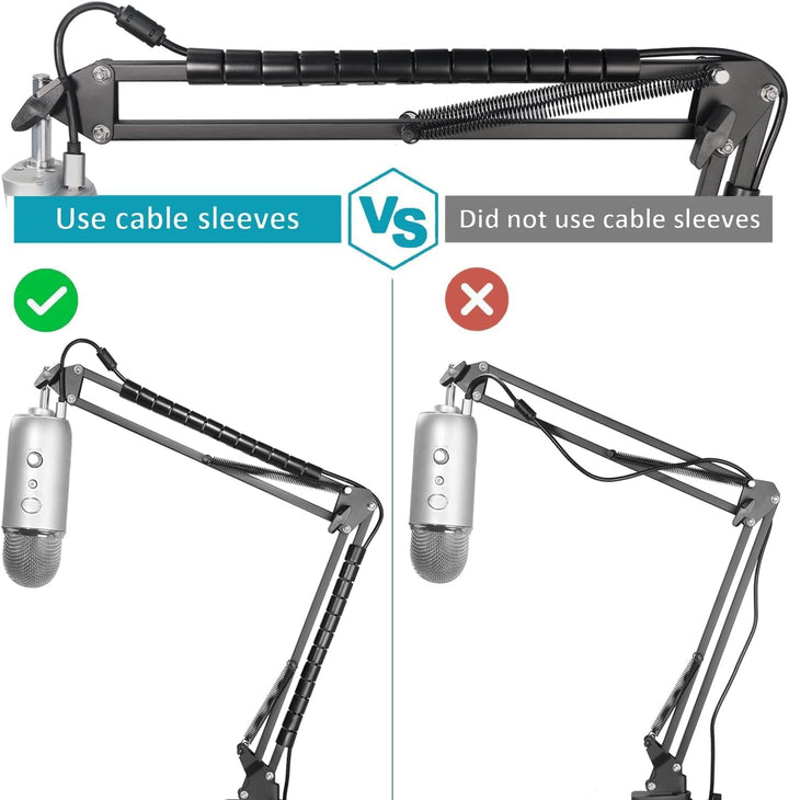 SUNMON für Blue Yeti Mikrofon Arm - Mikrofonarm Mikrofonständer mit Yeti Mikrofon Popschutz, kompati