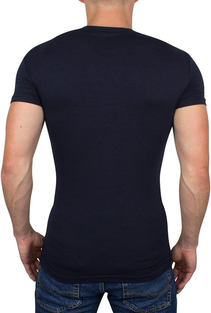 Emporio Armani Zwei Pack Rundhals t-Shirt XL Marine & Rot
