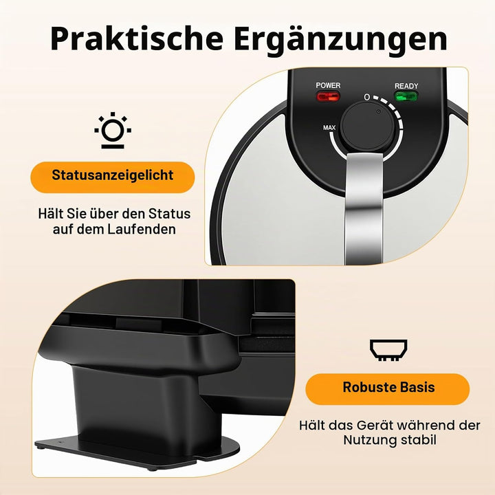 Roti Maker Elektrische Chapati Tortilla Presse Maker Doppelseitige Heizung Edelstahl Crêpes Maker fü