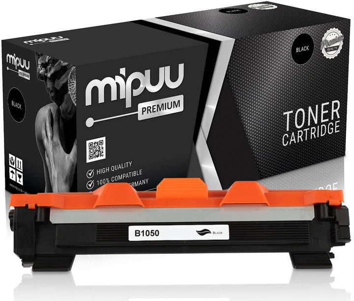 Mipuu Toner kompatibel zu Brother TN-1050 Schwarz für HL-1110 HL-1112 HL-1210 HL-1210w HL-1212w DCP-