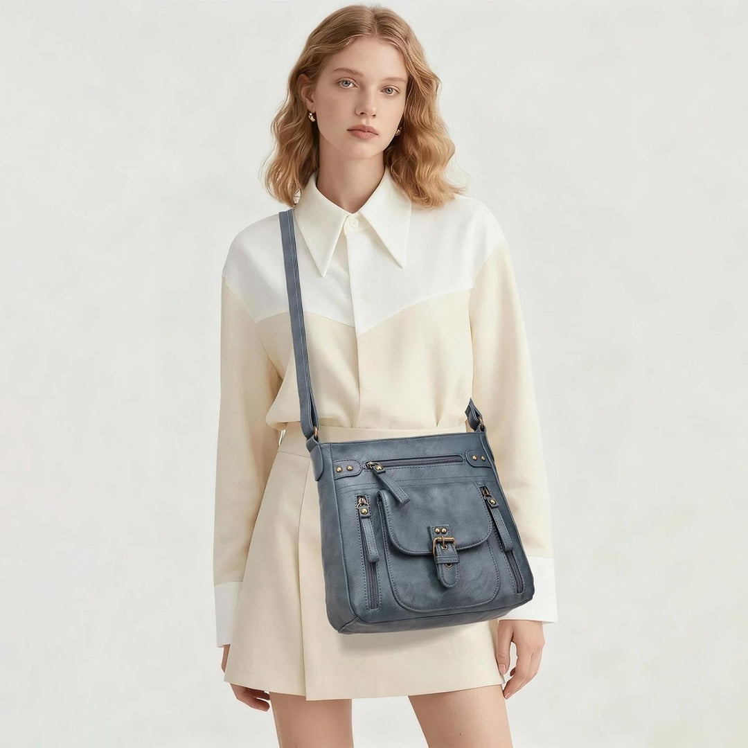 KL928 Tasche Damen Umhängetasche kleine Handtaschen Schultertasche Damentasche Damenhandtasche mitte