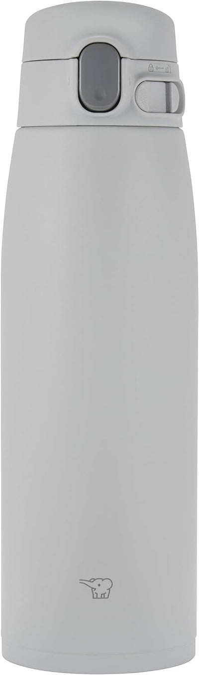 Zojirushi SM-VS95-HM Wasserflasche, One-Touch-Edelstahlbecher, nahtlos, 950 ml, mattgrau 32-Ounce Ma