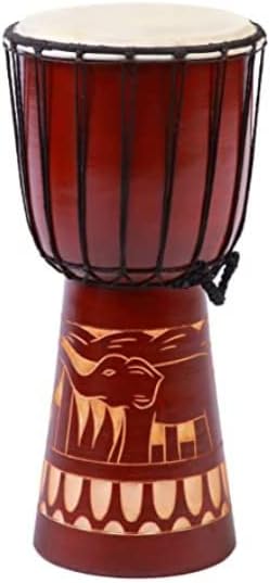 40cm Djembe Trommel Bongo Elefant Anfänger Kinder Guter Klang Fair Trade