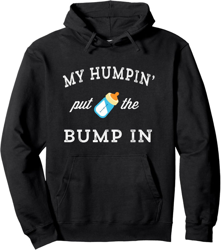 Bald Papa Babyparty Geschenke New Father Baby Bump Funny Pullover Hoodie