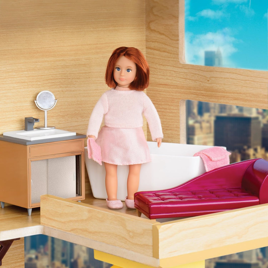 Lori LO37092Z Bathroom Set Hund Puppenhaus Badezimmer, Einzigartig, S, Bad