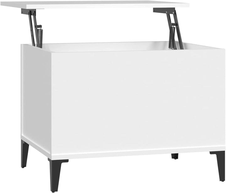 Tidyard Couchtisch Kaffeetisch Höhenverstellbar Wohnzimmertisch mit Ablagefach Sofatisch Beistelltis