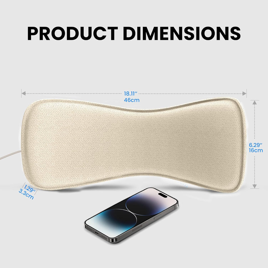 Avantree Slumber 2 – Bluetooth-Kissenlautsprecher mit 4 ultraflachen Lautsprechern, Weisses Rauschen