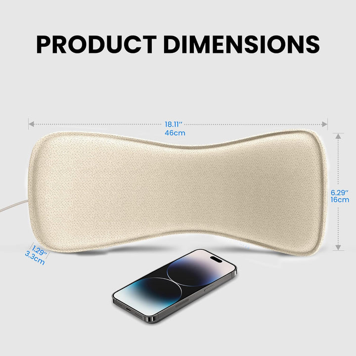 Avantree Slumber 2 – Bluetooth-Kissenlautsprecher mit 4 ultraflachen Lautsprechern, Weisses Rauschen