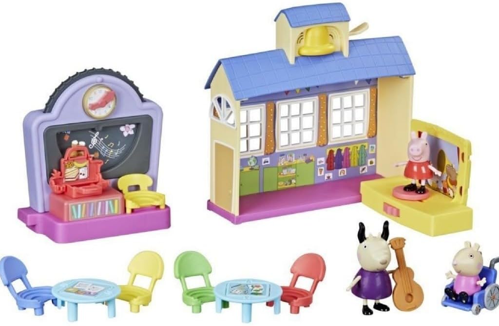 Peppa Pig Peppa’s Adventures Peppa's School Playgroup Preschool Toy, with Speech and Sounds, for Age