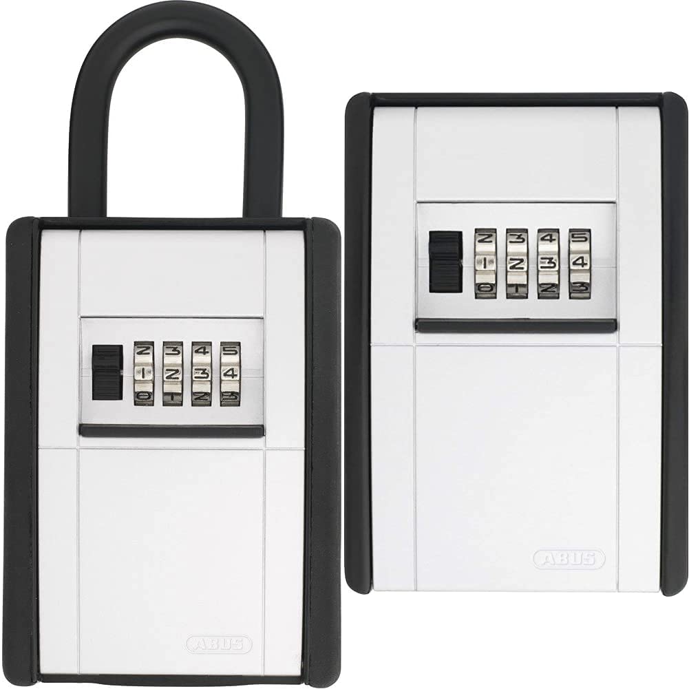 ABUS KeyGarage™ 797 - Schlüsselbox mit Bügel zur Befestigung - Schwarz-Silber & KeyGarage™ 787 - Sch