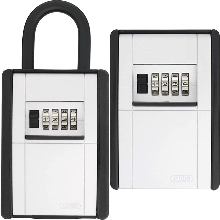 ABUS KeyGarage™ 797 - Schlüsselbox mit Bügel zur Befestigung - Schwarz-Silber & KeyGarage™ 787 - Sch