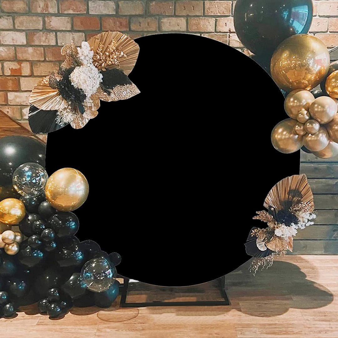 Aoihrraan 220cm Durchmesser Schwarz Runden Fotografie Hintergrund Pures Schwarz Hintergrund Geburtst