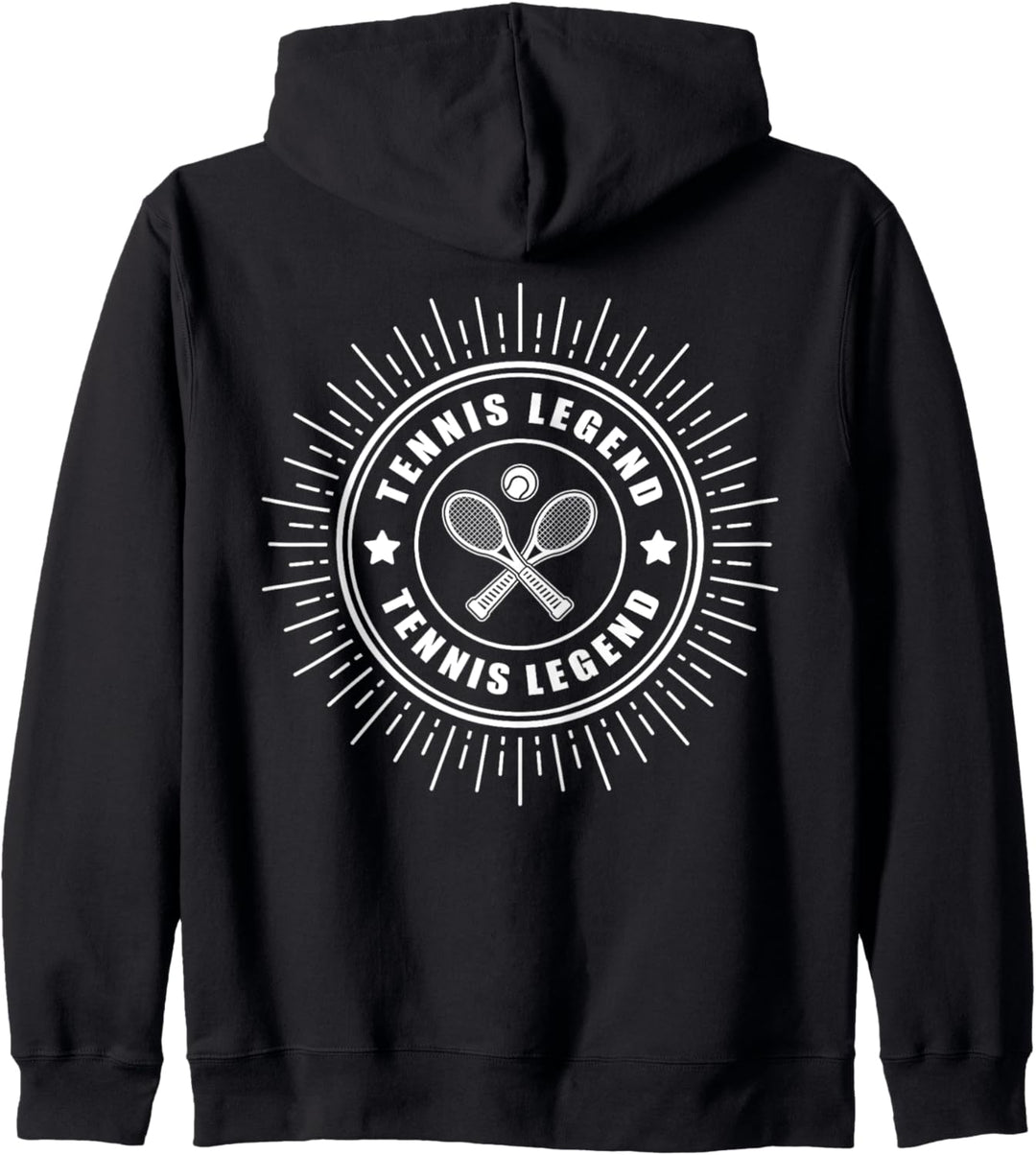 "Tennis Legend" lustiges Design für Tennisspieler Kapuzenjacke