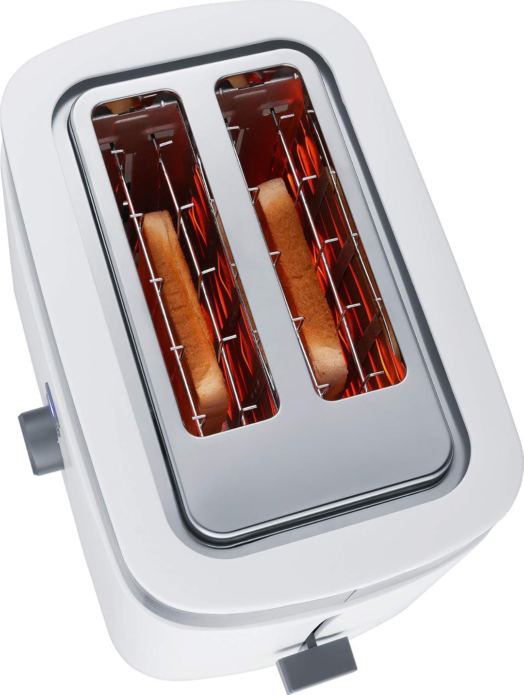 Steba Toaster TO 10 Bianco | Doppel-Schlitztoaster f?r 2 Scheiben Toast | 7 Br?unungsstufen einstell