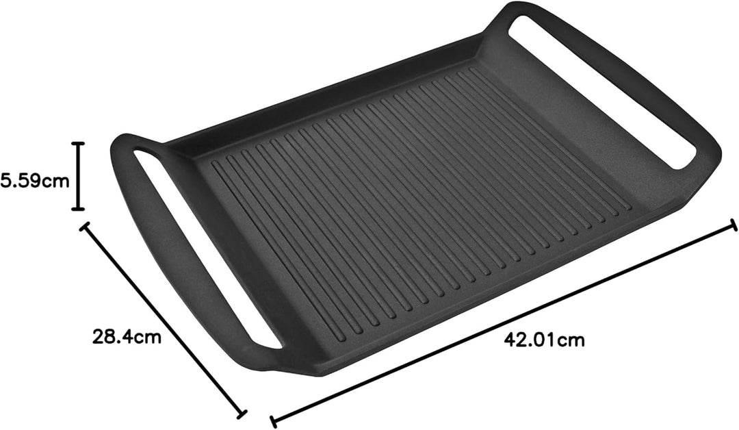 Kopf Grillplatte Marra (Aluguss, 26 x 23 cm, ILAG Beschichtung, Induktion)