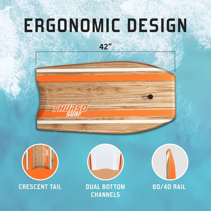 Thurso SURF Quill Bodyboard 107 cm tangerine, 107 cm tangerine