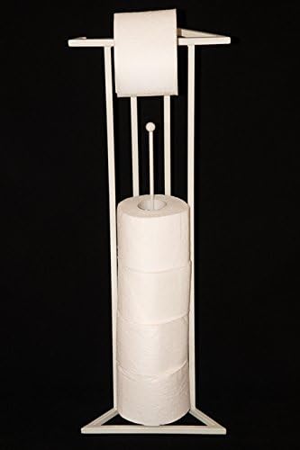 DanDiBo Toilettenrollenhalter Luxx Toilettenpapierhalter Toilettenrollenständer Weiss, Weiss