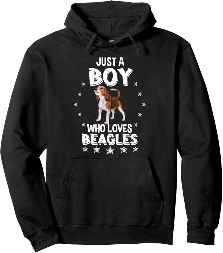 Nur ein Junge der Beagle liebt Geschenk Beagle Pullover Hoodie