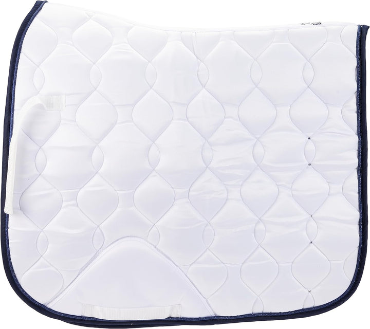HKM Dressage Competition Schabracke Weiss/Navy One Size