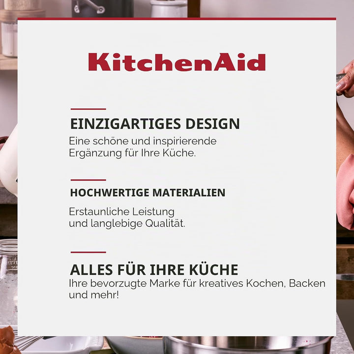 KitchenAid Classic Forged Stielkasserolle (20cm/3,1L), hart anodisiert, PFAS-freie gesunde keramisch