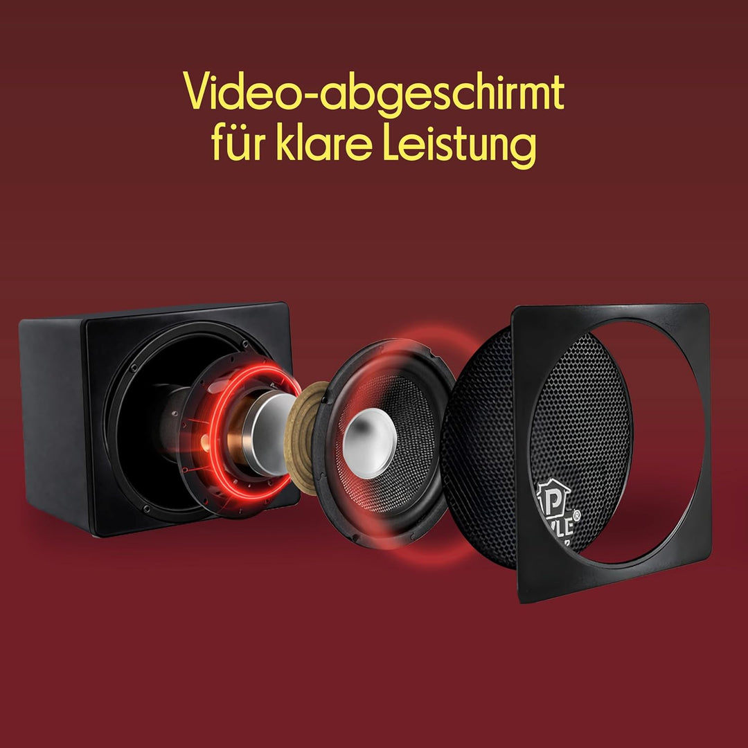PyleHome Black 4IN Mini Cube