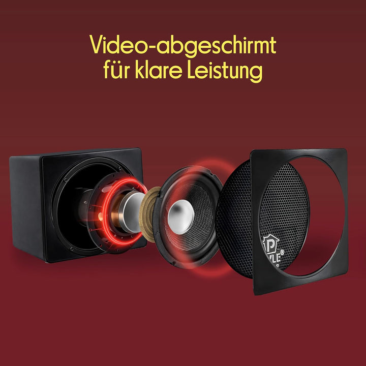 PyleHome Black 4IN Mini Cube