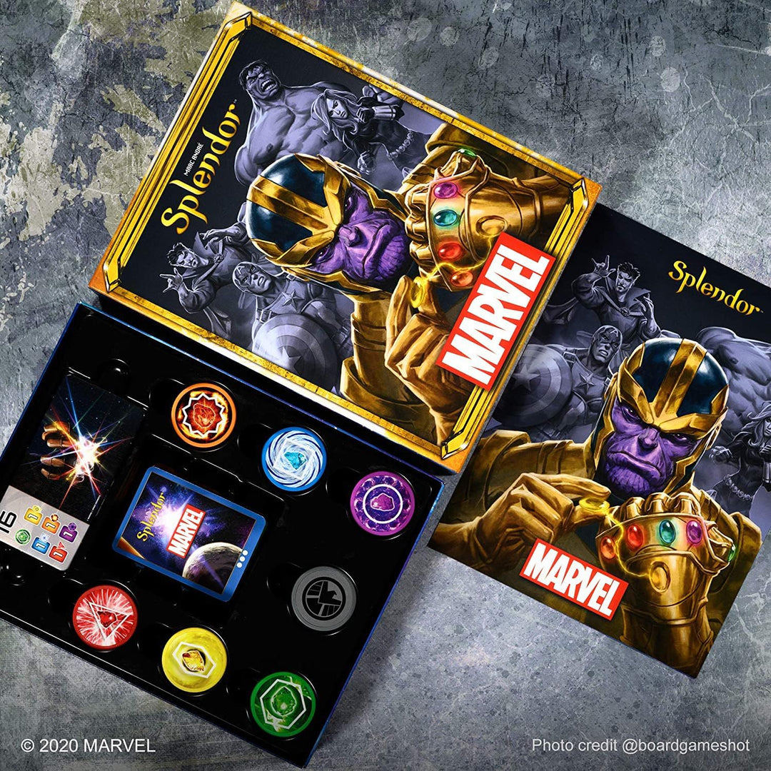 Space Cowboys | Splendor: Marvel | Gesellschaftsspiel | Ab 10 Jahren | 2-4 Spieler | 30 Minuten