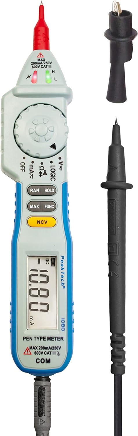 Digitales Stift-Multimeter, NCV Digitaler Spannungsprüfer mit LED-Anzeige, Voltmeter, elektronisches