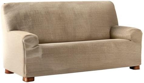 Eysa Aquiles elastisch Sofa überwurf 2 sitzer Farbe 01-beige, Polyester-Baumwolle, 37 x 29 x 7 cm