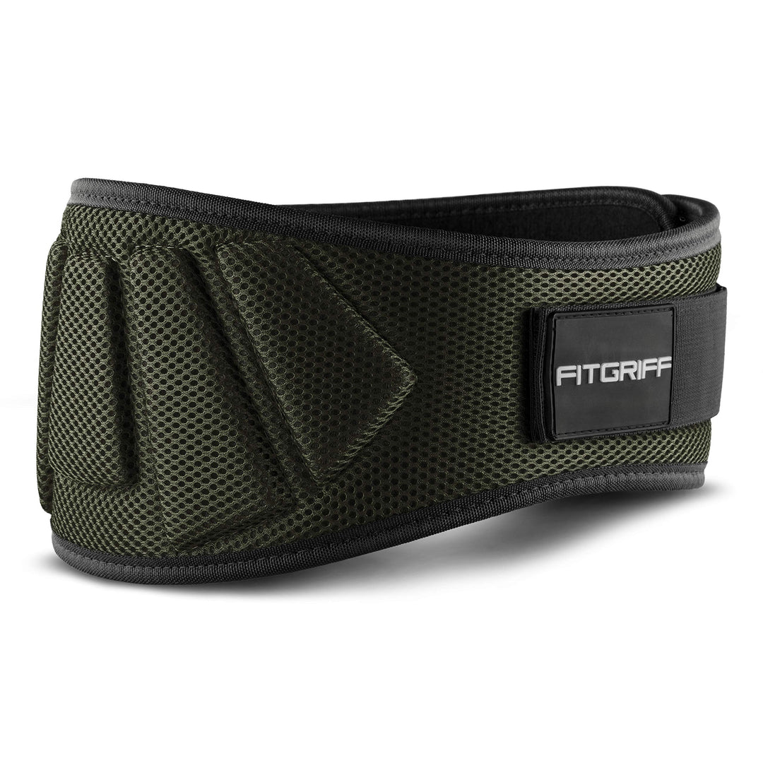 FITGRIFF® Gewichthebergürtel V1 - Fitness-Gürtel für Bodybuilding, Krafttraining, Gewichtheben und C
