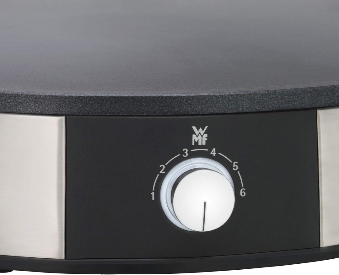 WMF Lono Crepes Maker Creperie mit Wender und Teigverteiler, 1600 W, Ø 33 cm, Crêpes Maker antihaftb