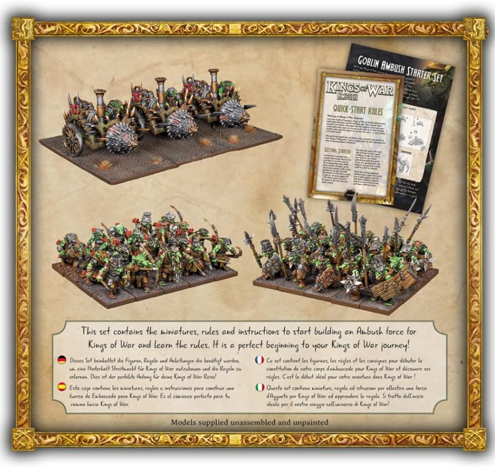 Mantic Games Kings of War Ambush Goblin Starter-Set