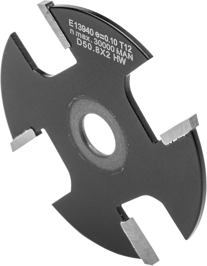 ENT 13940 Scheibennutfräser HW, Schaft (S) 8 mm, Durchmesser (D) 50,8 mm, NL 2 mm, Z4 D=50,8 / NL=2,