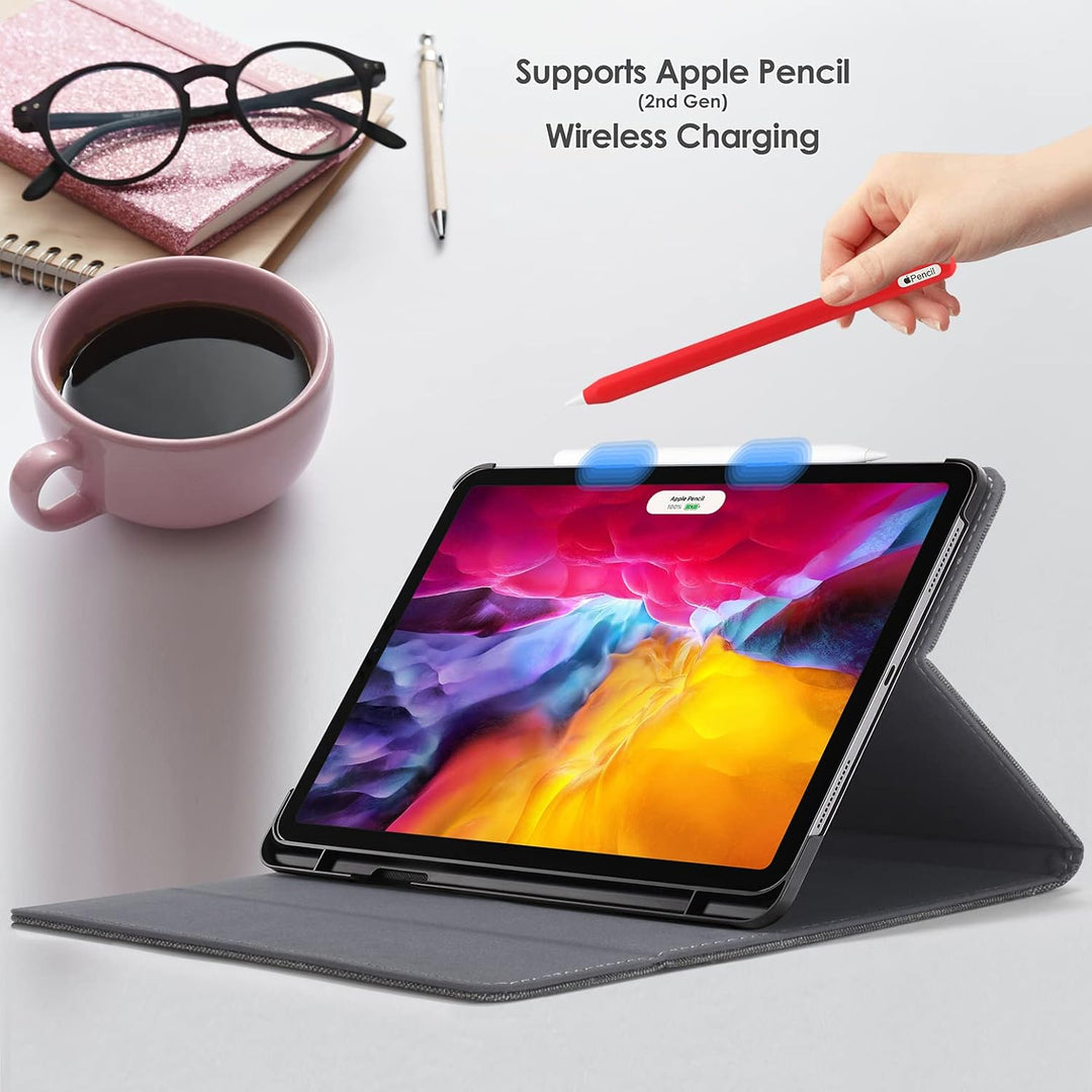 Ultradünne Silikonhülle, kompatibel mit Apple Pencil 2nd Gen, Schutzhülle aus Silikon für iPad Pro 1