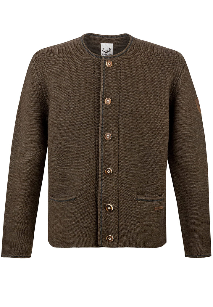 Stockerpoint Herren Jacke Amaro Strickjacke, Fog, Standard