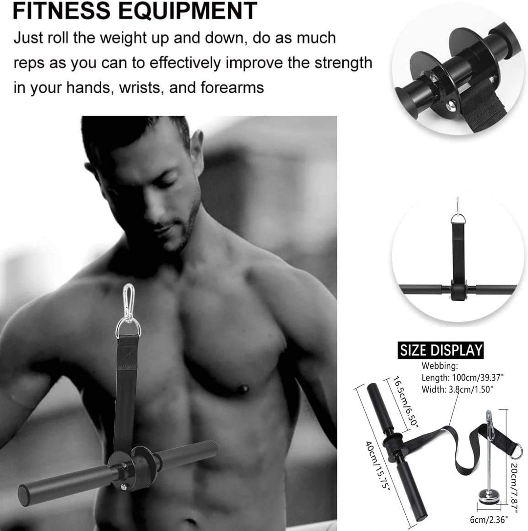 Unterarm Handgelenk Blaster Roller Trainer, Armkraft Training Unterarmtrainer bis 30kg/60lb