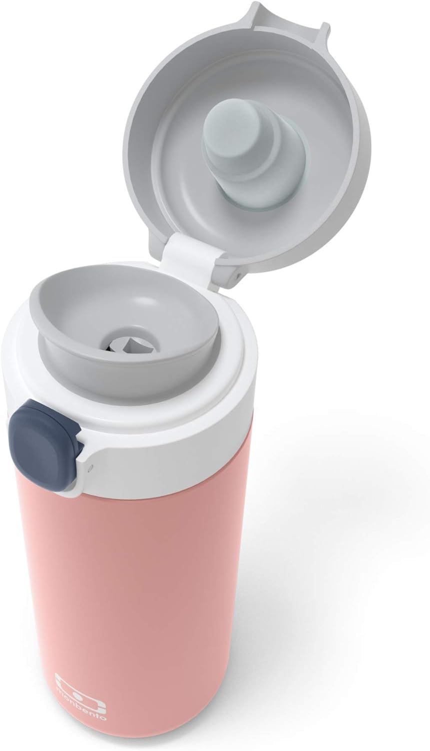 monbento - Blush Kinder Lunchbox Set - Mit Brotdose MB Tresor mit 3 Fächern, Isotherme Flasche MB Po