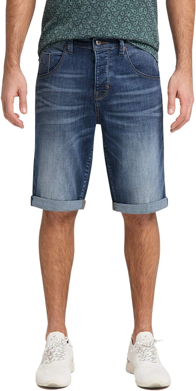 MUSTANG Herren Regular Fit Denim Bermuda Jeans