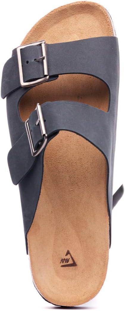 Nordan Bequeme Herren Sandalen aus echtem Leder. Sandalen Herren mit anatomisch geformtem Fussbett 4