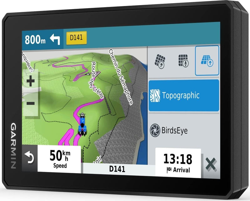 Garmin zūmo XT – wasserdichtes Motorrad-Navi für On- & Offroad mit ultrahellem 5,5“ (14 cm) HD-Touch