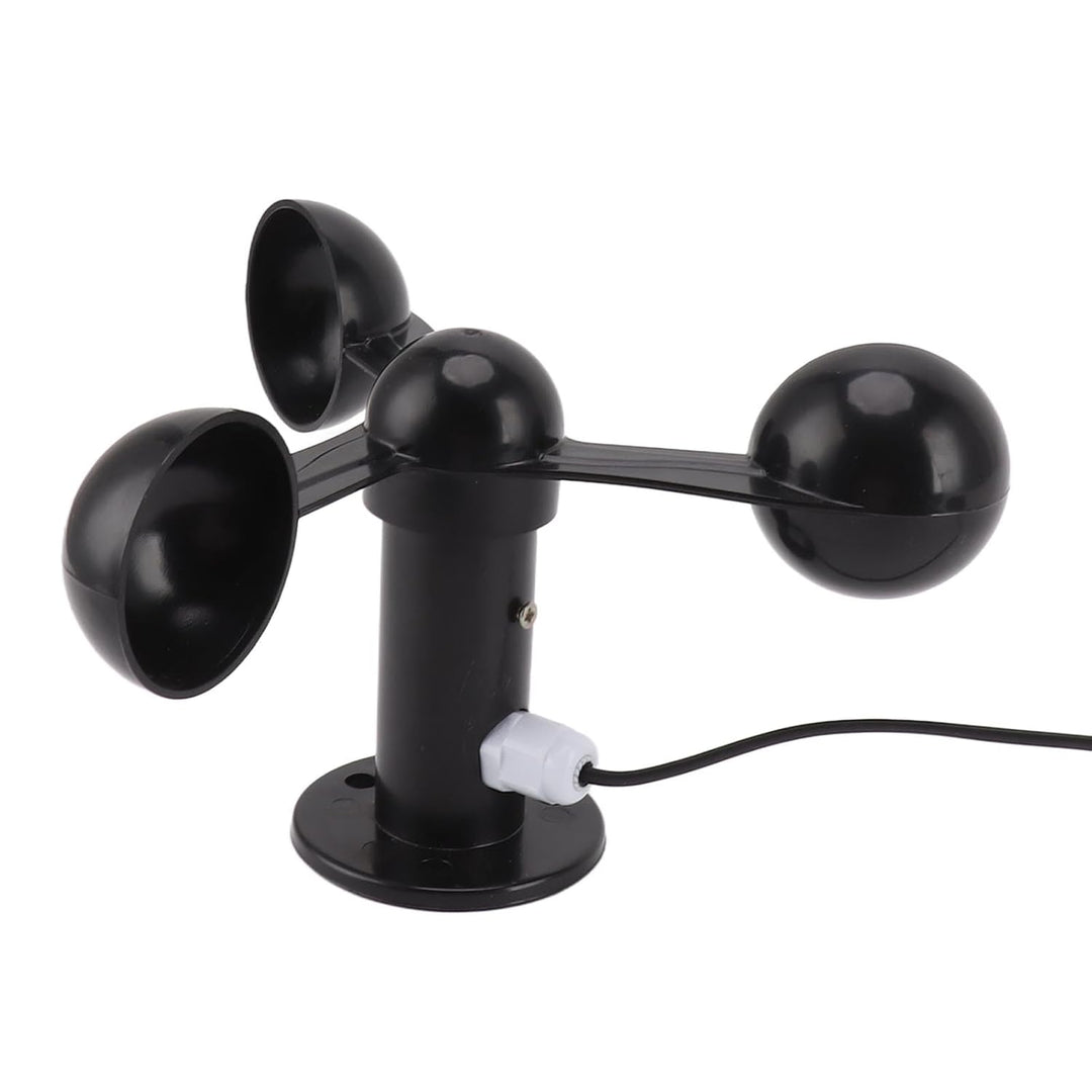 Haofy Präzisions-3-Tassen-Anemometer mit RS485-Ausgang für Wetterstation, Turmdrehkran – ABS-Materia