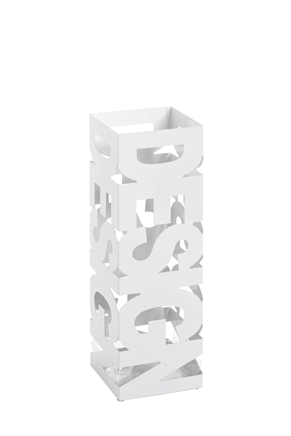 HAKU Möbel Schirmständer, Metall, weiss, B 16 x T 16 x H 48 cm Weiss Modern, Weiss Modern