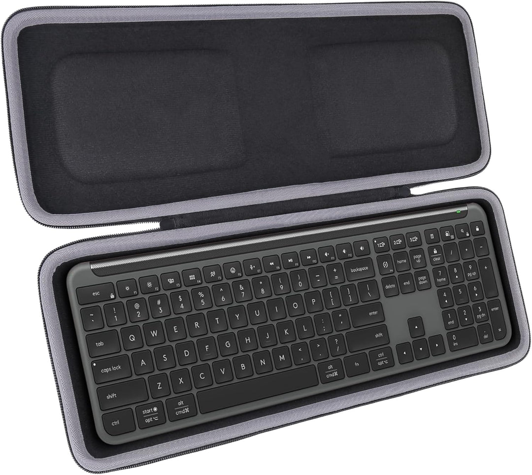 co2CREA Case Harte Reiseschutzhülle Etui Tasche kompatibel mit Logitech Signature Slim K950 kabellos