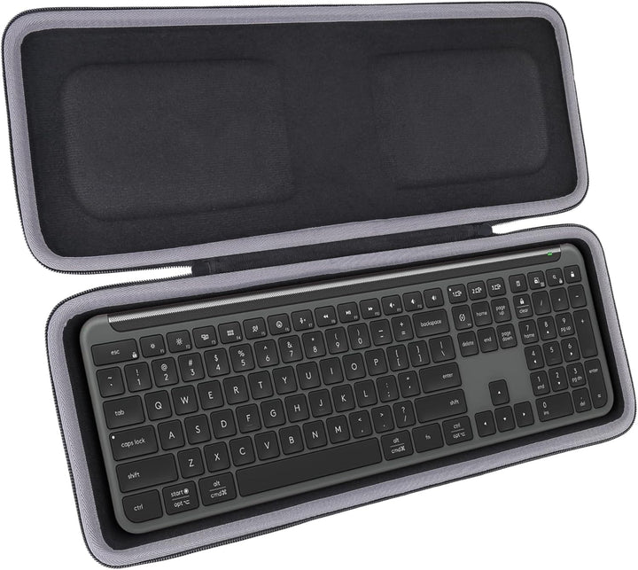 co2CREA Case Harte Reiseschutzhülle Etui Tasche kompatibel mit Logitech Signature Slim K950 kabellos